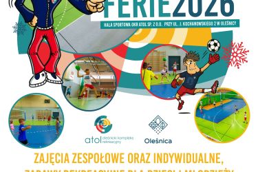 Bezpłatne zajęcia sportowe podczas ferii w Atolu!